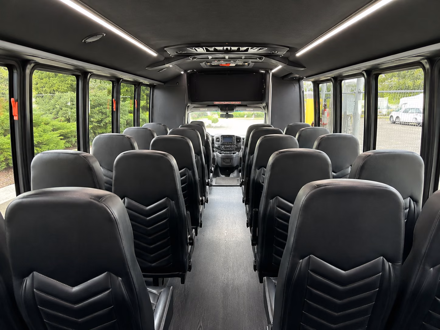 18 passenger minibus inside