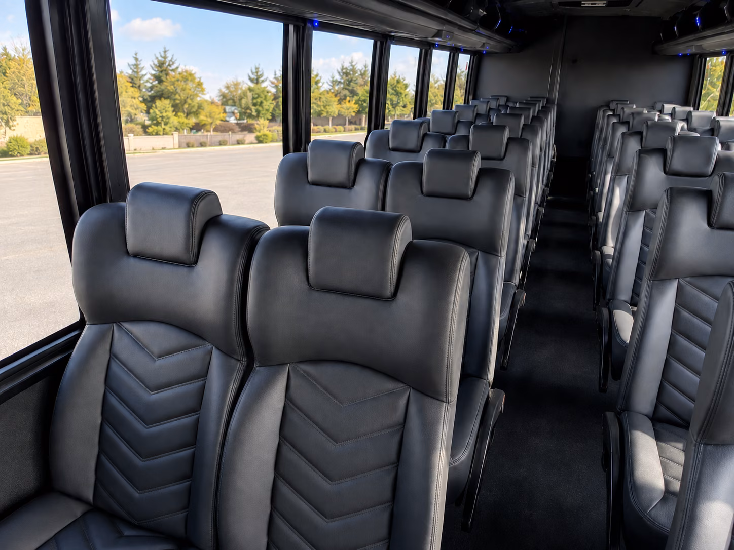 20 passenger minibus interior