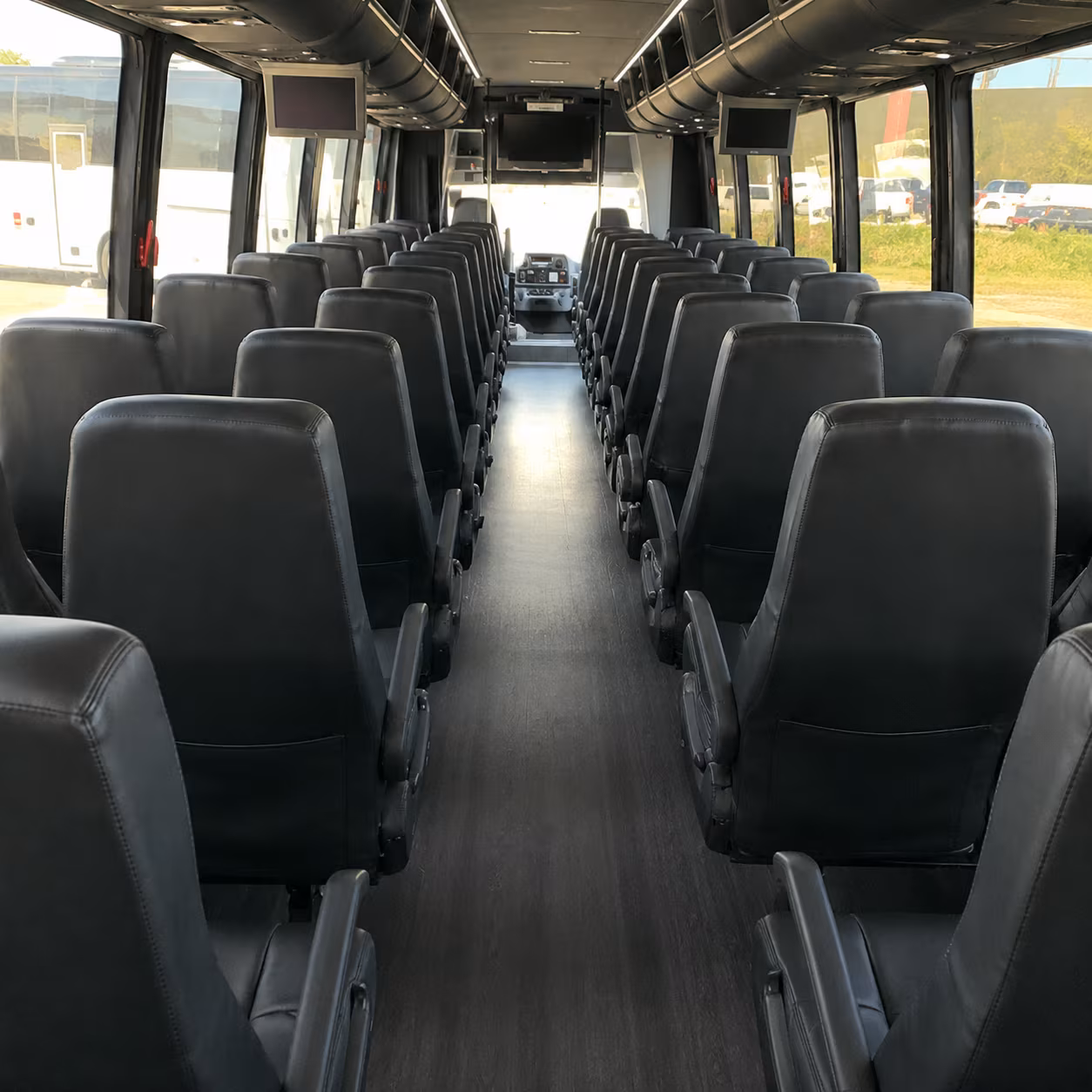 28 passenger minibus interior