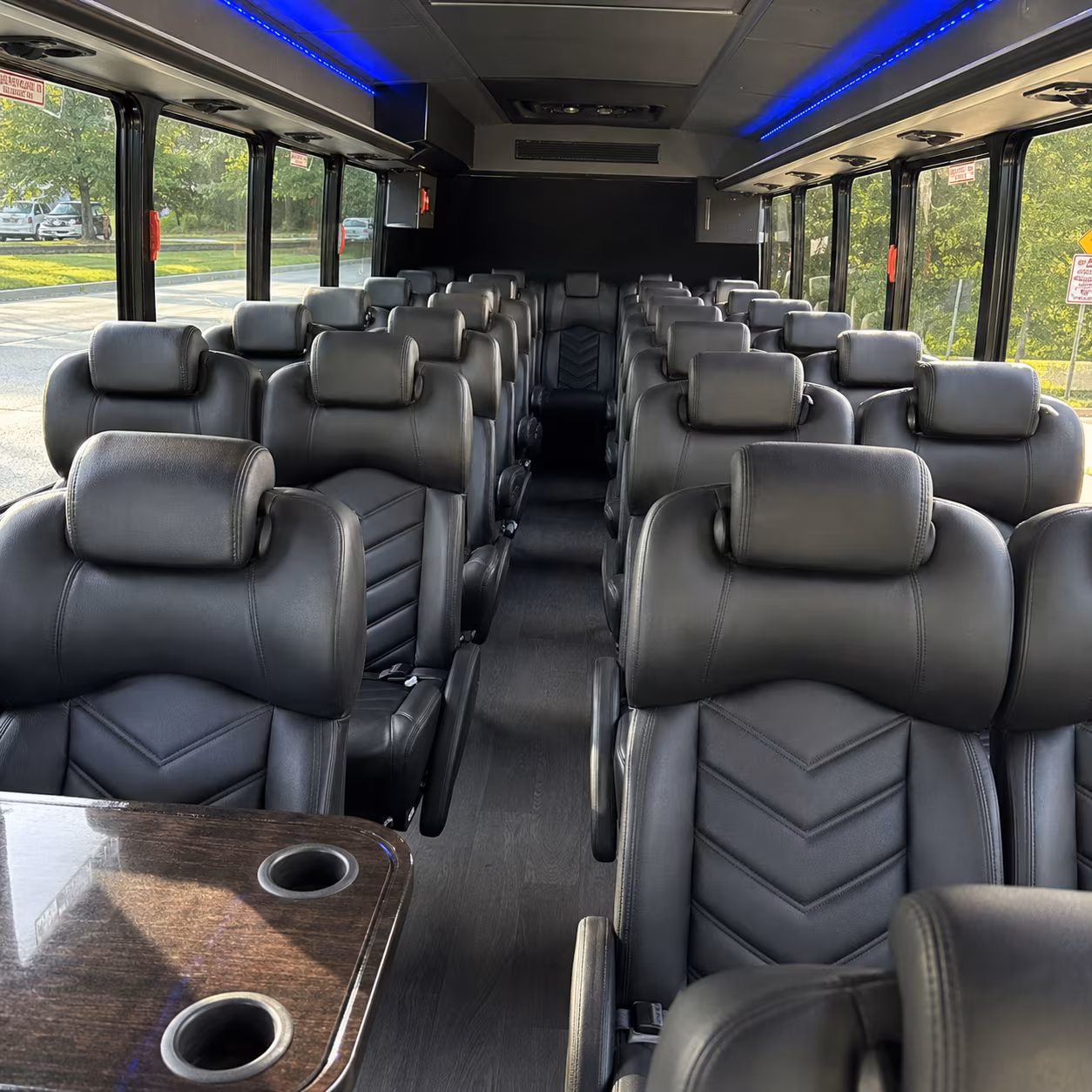 35 passenger minibus interior