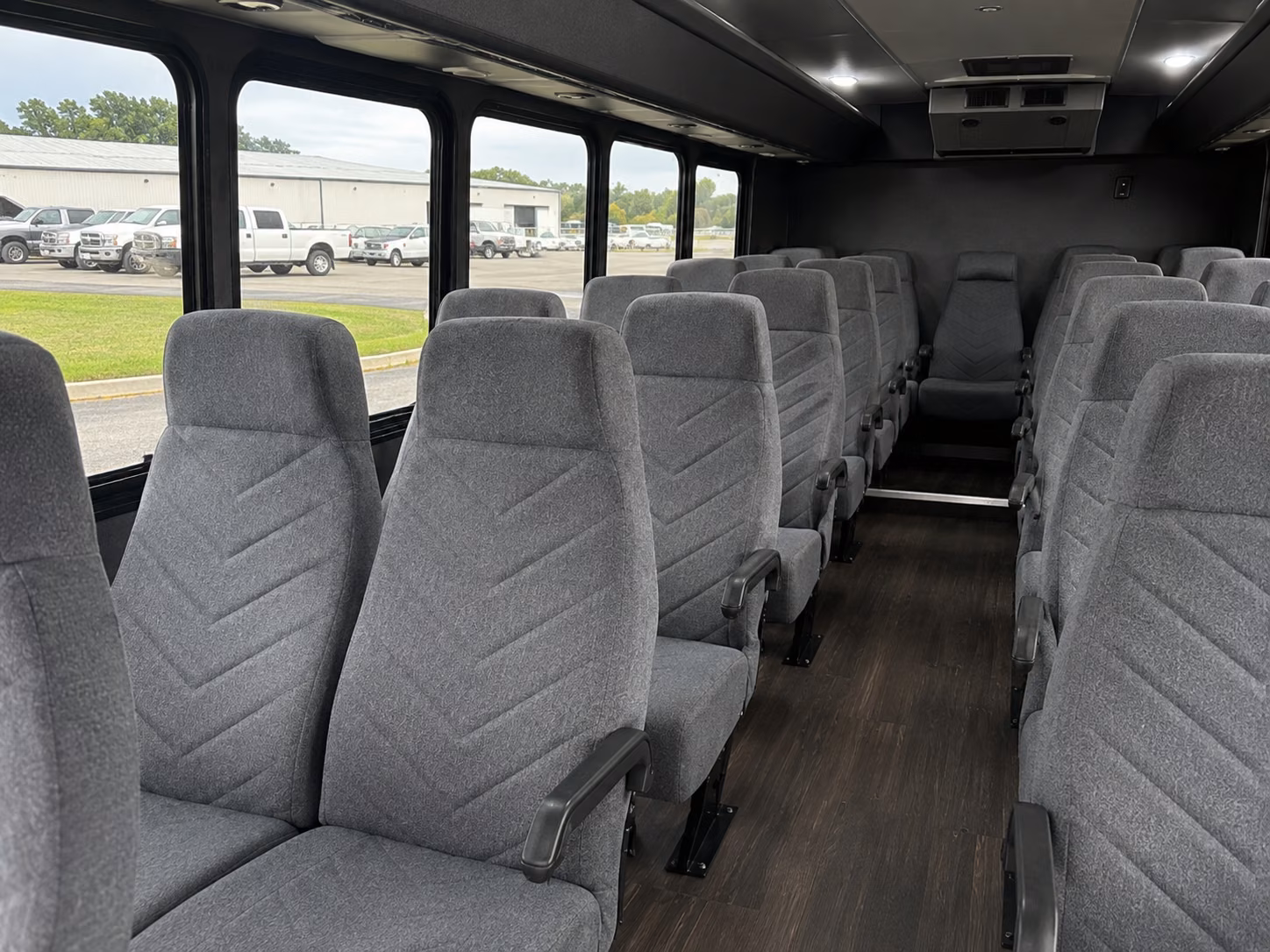 livermore 15 passenger minibus inside