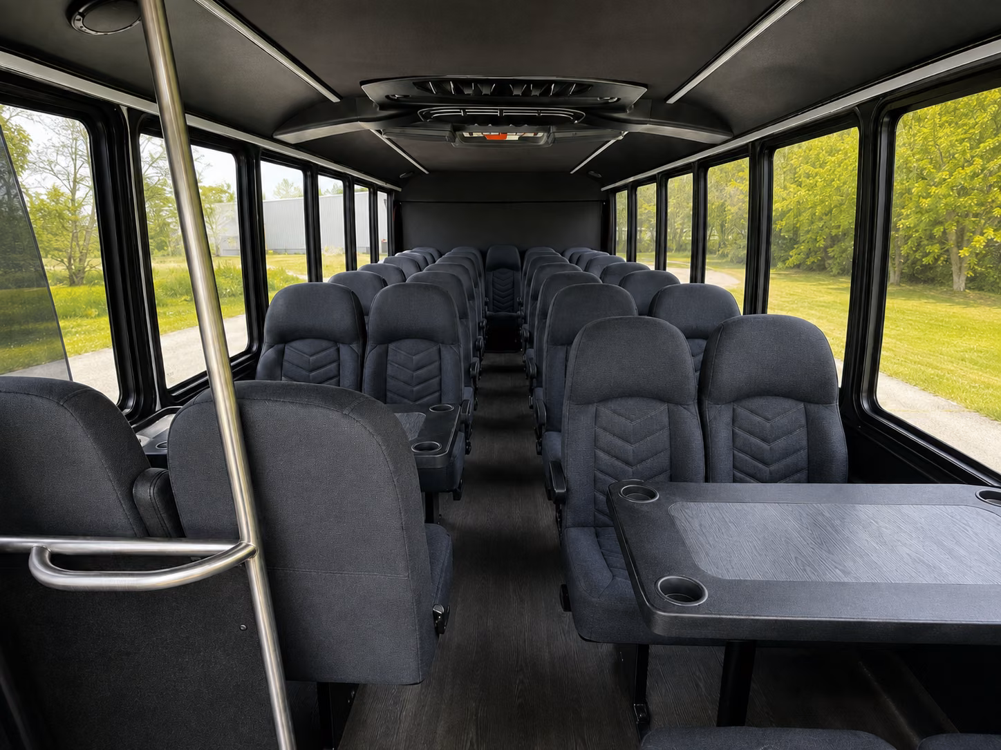 livermore 15 passenger minibus interior