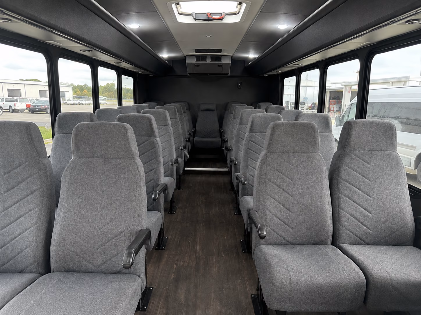 livermore 18 passenger minibus interior