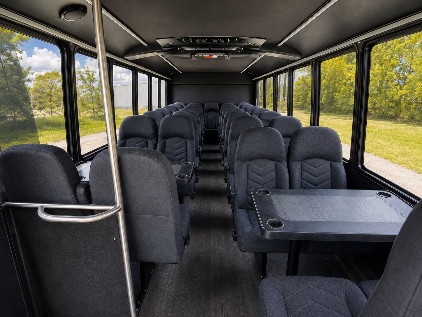 livermore 20 passenger minibus inside