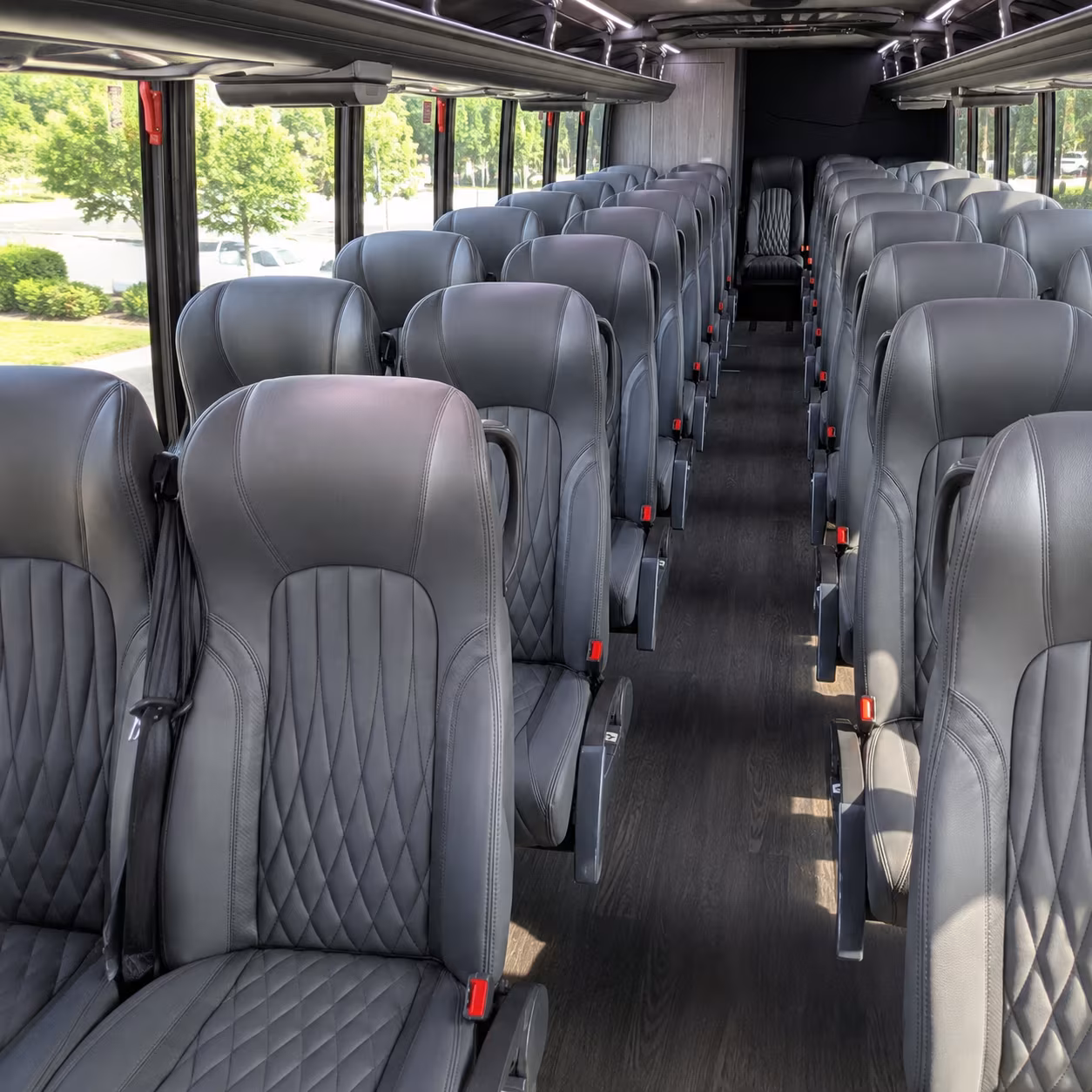 livermore 28 passenger minibus inside