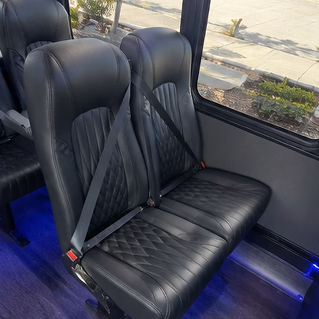 livermore 30 passenger minibus interior