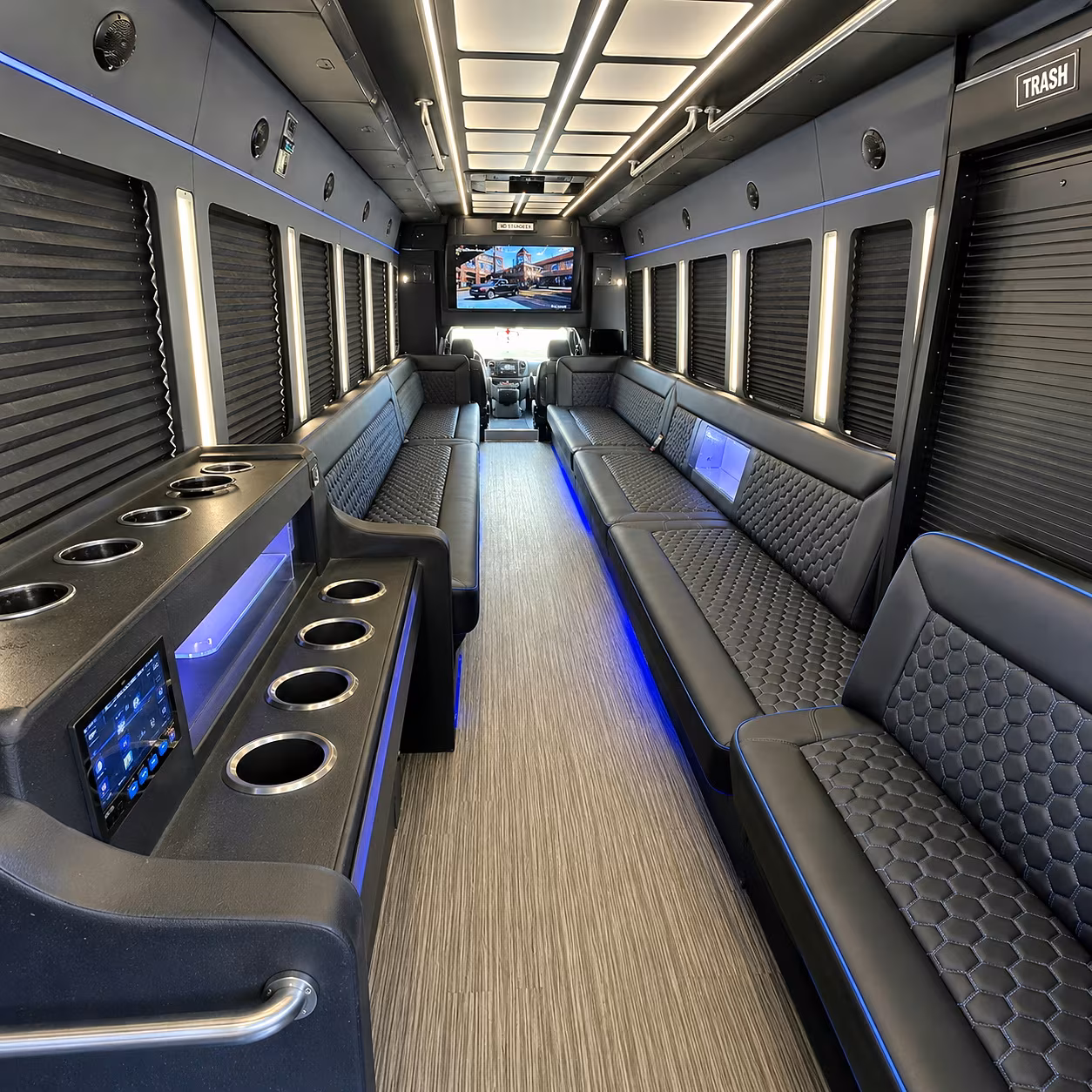 livermore party bus interior