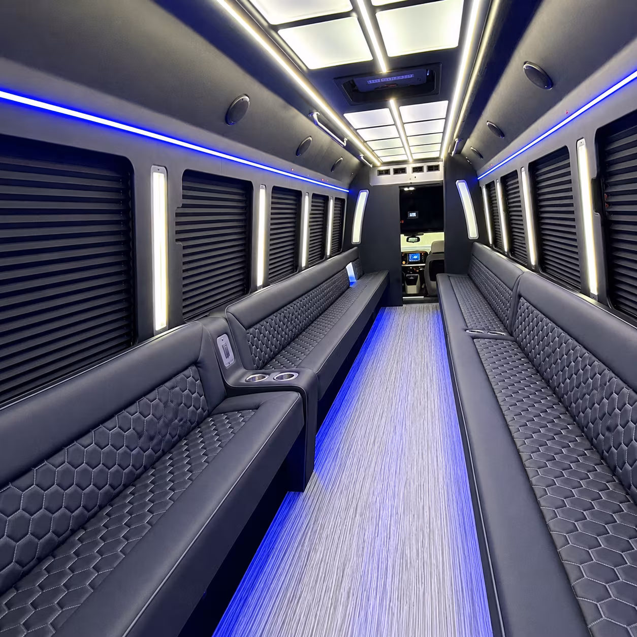 livermore party bus rental interior