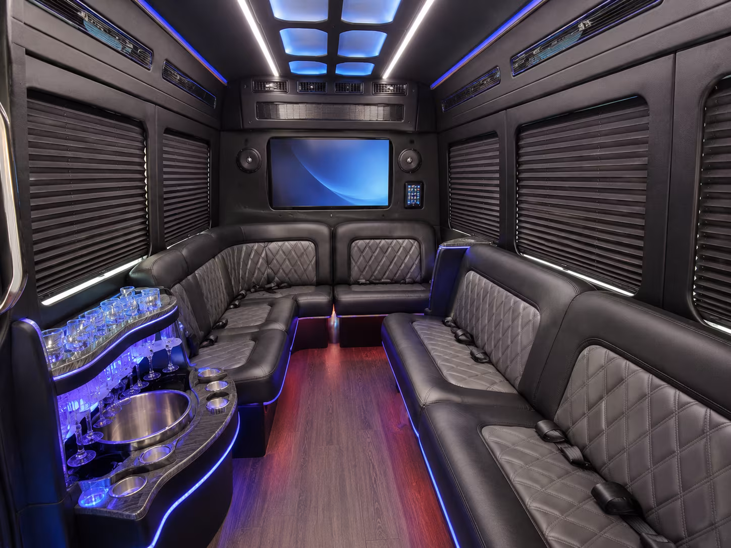 livermore sprinter limousine inside