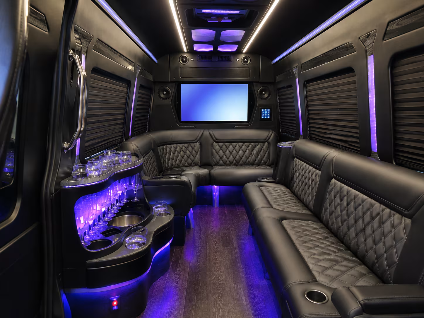 livermore sprinter limousine interior
