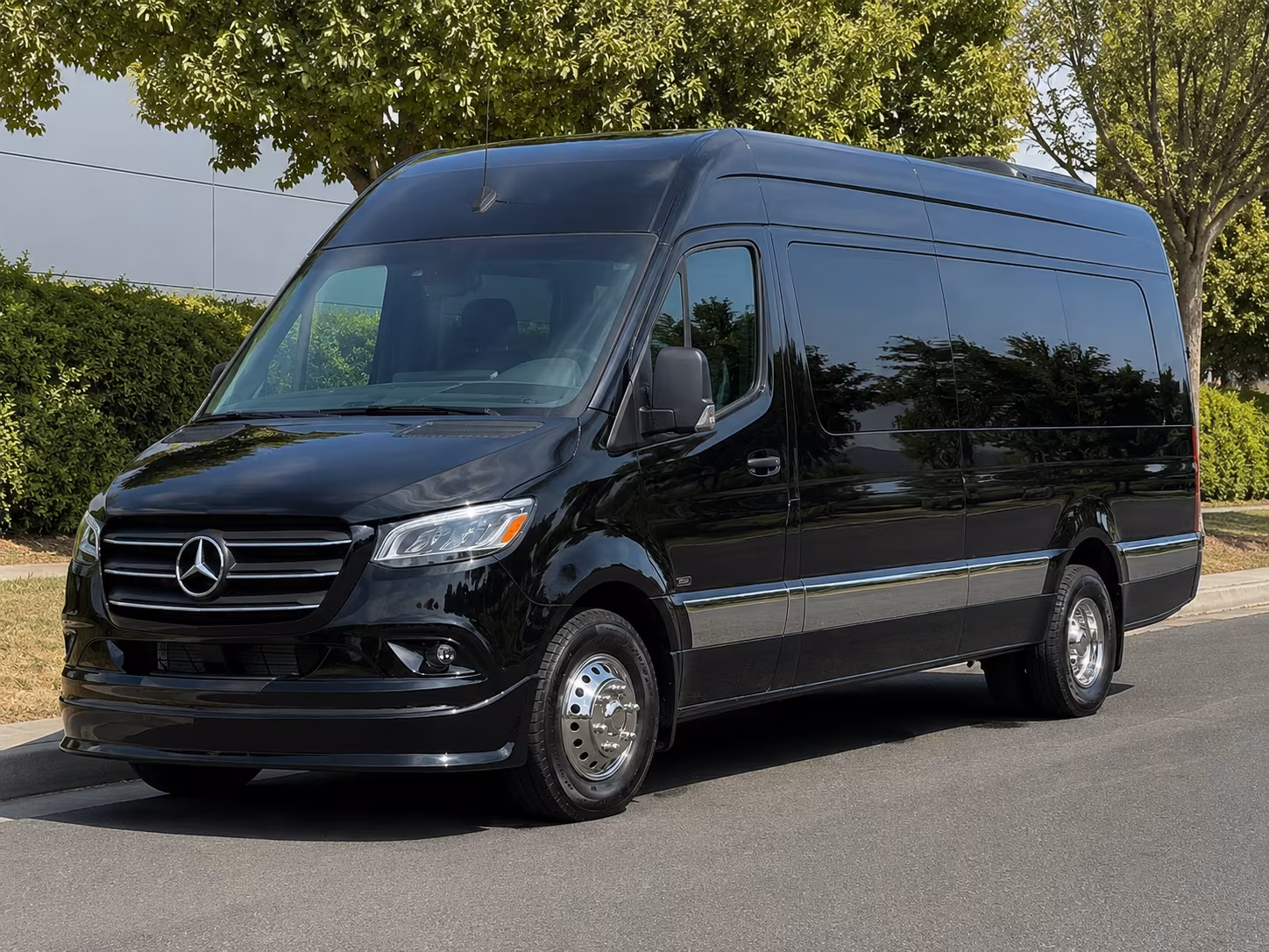 sprinter vans and shuttle buses for livermore winery weddings